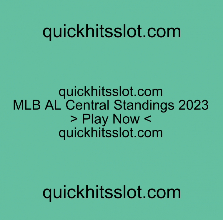 MLB AL Central Standings 2023MLB AL Central Standings. Play Now quickhitsslot.com