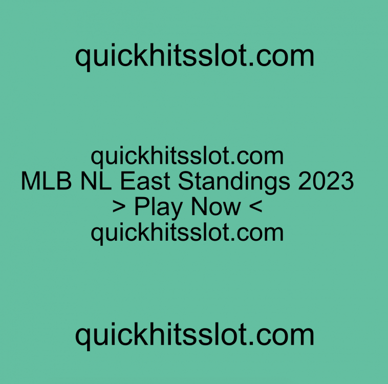 MLB NL East Standings 2023