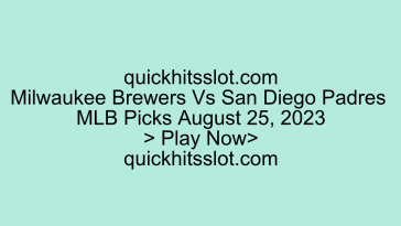 Milwaukee Brewers Vs San Diego Padres MLB Picks August 25, 2023 Play Now quickhitsslot.com