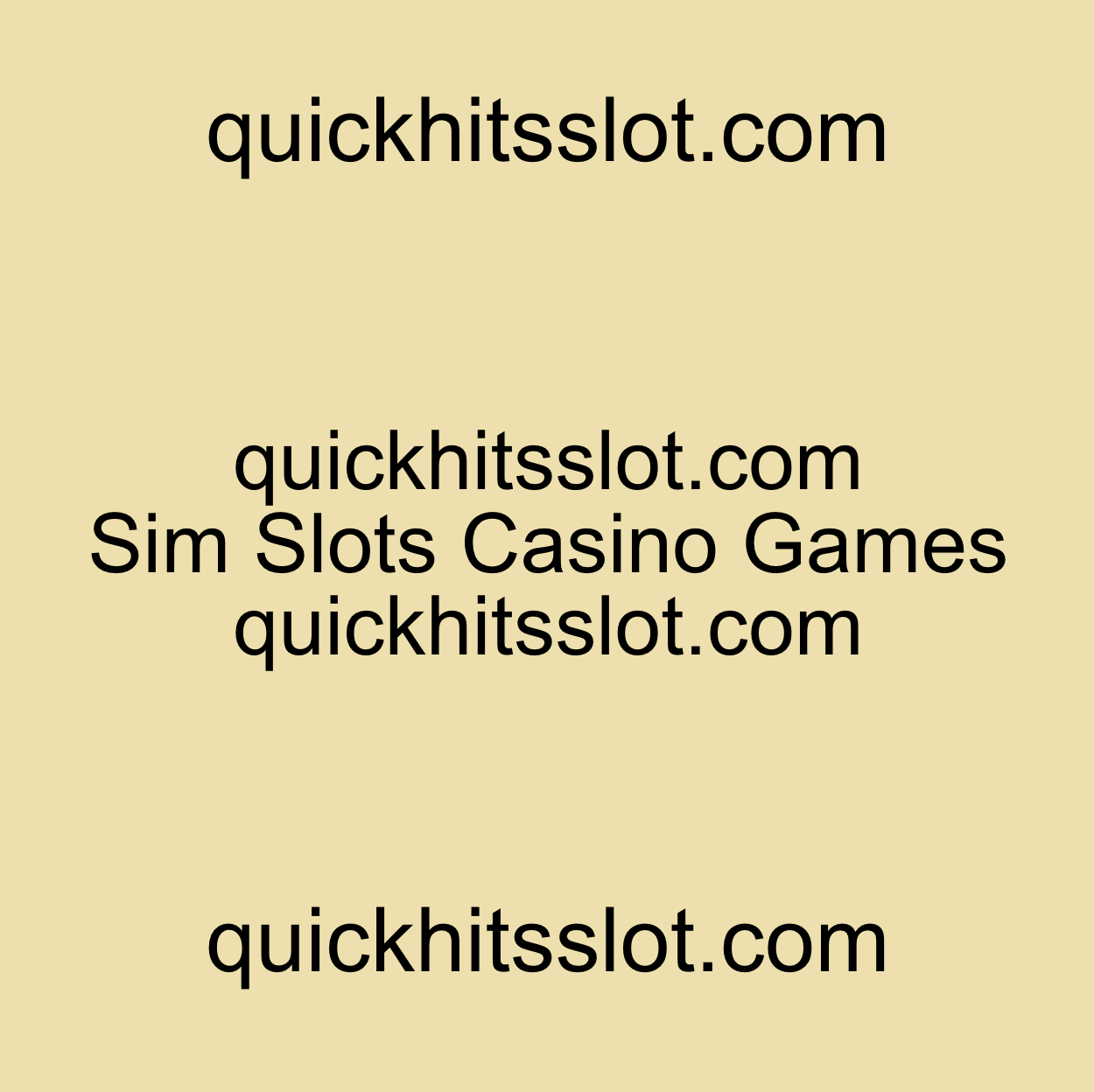 Sim Slots Casino Games quickhitsslot.com