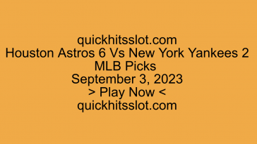 Houston Astros 6 Vs New York Yankees 2 MLB Picks. Play Now. quickhitsslot.com