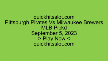 Pittsburgh Pirates Vs Milwaukee Brewers. Play Now. quickhitsslot.com